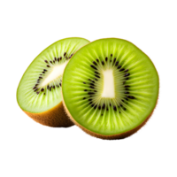 AI generated kiwi Isolated on Transparent Background png