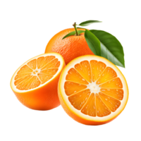 ai genererad orange isolerat på transparent bakgrund png