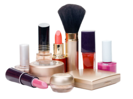 Cosmetics products transparent background fashion outfit profucts png