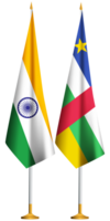 Central African Republic,Indian small table flags together png