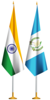 Guatemala, Indiaas klein tafel vlaggen samen png