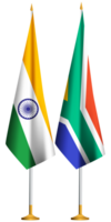 South Africa,Indian small table flags together png