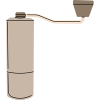 Coffee Grinder Illustration PNG Transparent Background