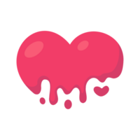 Broken heart. Pink Heart is heartbroken and hurt from divorce from her lover. png