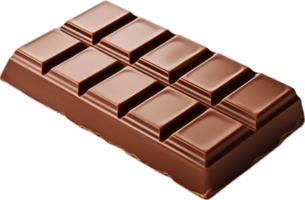 ai gerado peça do doce saboroso chocolate Barra png