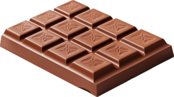 ai gegenereerd stuk van zoet smakelijk chocola bar PNG