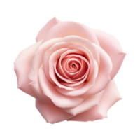 ai generiert rot Rose isoliert auf transparent Hintergrund png