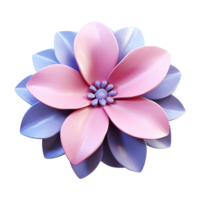 AI generated Flower isolated on Transparent background png