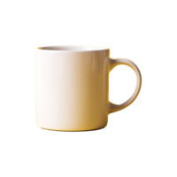 AI generated Realistic coffee mug on transparent background png