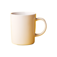 AI generated Realistic coffee mug on transparent background png