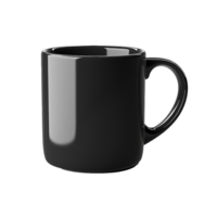 AI generated Realistic coffee mug on transparent background png