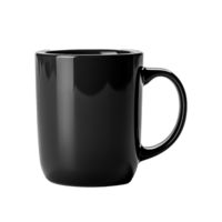 AI generated Realistic coffee mug on transparent background png