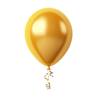 ai généré fête décoratif ballon isolé sur transparent Contexte png