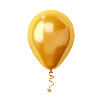AI generated Party decorative baloon isolated on transparent background png