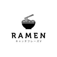 ramen tallarines o japonés fideos logo Clásico vector ilustración diseño, japonés comida comercio, restaurante ramen