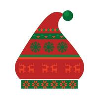 Elf Hat Norwegian National Holiday Pattern vector