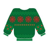 Winter Sweater Norwegian National Holiday Pattern vector