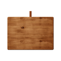 AI generated Wooden Signage Board Isolated on Transparent Background png