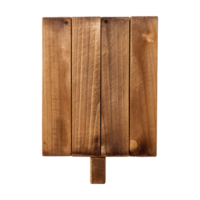 AI generated Wooden Signage Board Isolated on Transparent Background png