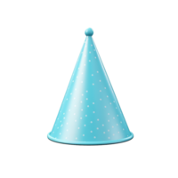 AI generated Colored birthday cap isolated on transparent background png