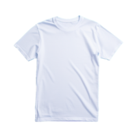 ai generado blanco camiseta aislado en transparente antecedentes png