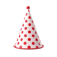 AI generated Colored birthday cap isolated on transparent background png