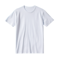 ai generiert Weiß T-Shirt isoliert auf transparent Hintergrund png