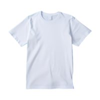 ai gerado branco camiseta isolado em transparente fundo png