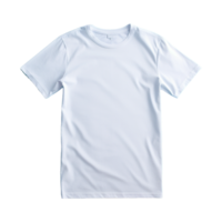 ai generiert Weiß T-Shirt isoliert auf transparent Hintergrund png