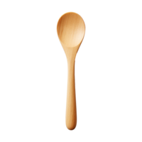 AI generated Wooden spoon isolated on transparent background png