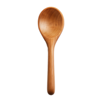 AI generated Wooden spoon isolated on transparent background png