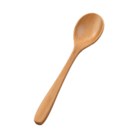 AI generated Wooden spoon isolated on transparent background png