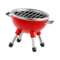 3d Grill Grill mit transparent Hintergrund, Frühling Jahreszeit 3d einstellen png