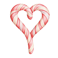 AI generated Candy cane for Christmas festival png