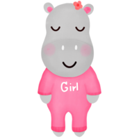 Cute hippo png. png