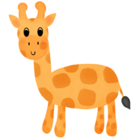 Cute giraffe png. png