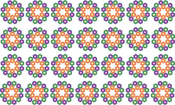 Abstract pattern on background and texture. vector