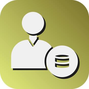 Data Scientist Vector Glyph Gradient Background Icon For Personal And Commercial Use.