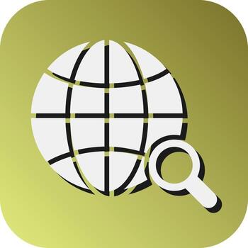 web buscar motor vector glifo degradado antecedentes icono para personal y comercial usar.