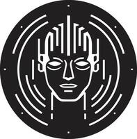 Logic Synthesis Vector AI Logo Digital Intelligence Logo Designing AI
