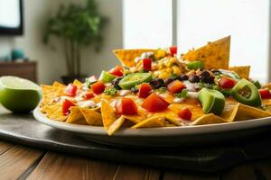 AI generated Nachos. Pro Photo