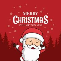 merry christmas day. happy new year banner vector