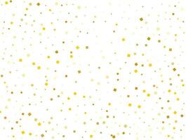 Gender Neutral Gold Square Confetti. Vector illustration