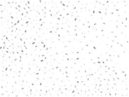 Luxury silver Rectangular glitter confetti background. White festive texture. vector