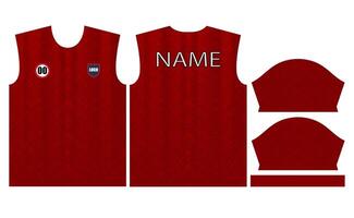 soccer jersey design for sublimation or football cricket jersey design vector