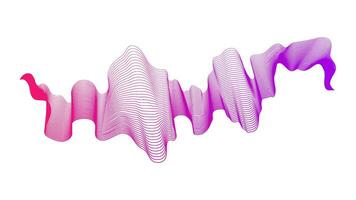 Abstract backdrop with wave gradient lines vector