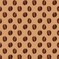 coffee beans seamless pattern vector