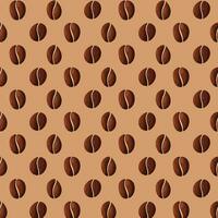 coffee beans seamless pattern vector