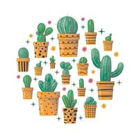 vector cactus background