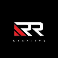 RR Letter Initial Logo Design Template Vector Illustration
